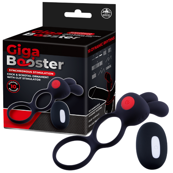 Cock & Scrotal Ornament with Clit Stimulator - OSAS