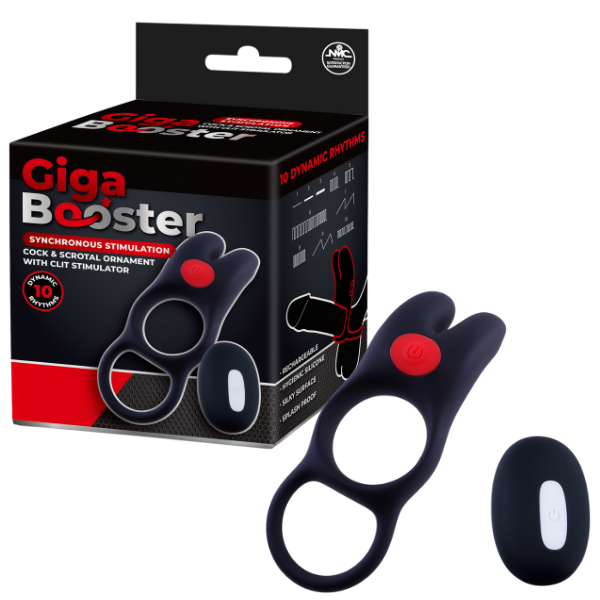 Cock & Scrotal Ornament with Clit Stimulator - OSAS