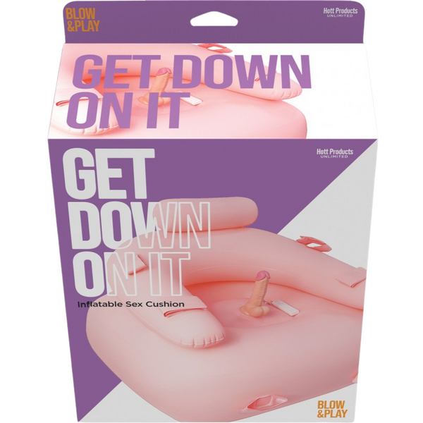 Get Down On It Inflatable Vibrating Dildo - OSAS
