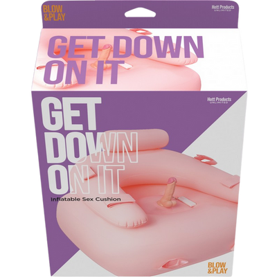 Get Down On It Inflatable Vibrating Dildo - OSAS