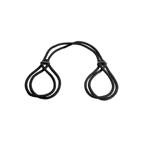 Cotton Cuffs with Adjustable Knots Black - OSAS