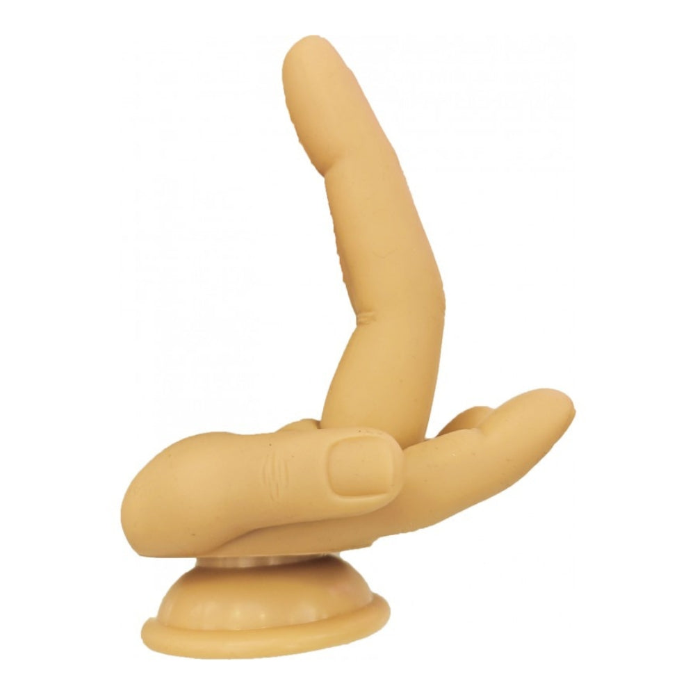 Finger Fest Double Up Dildo Flesh - OSAS