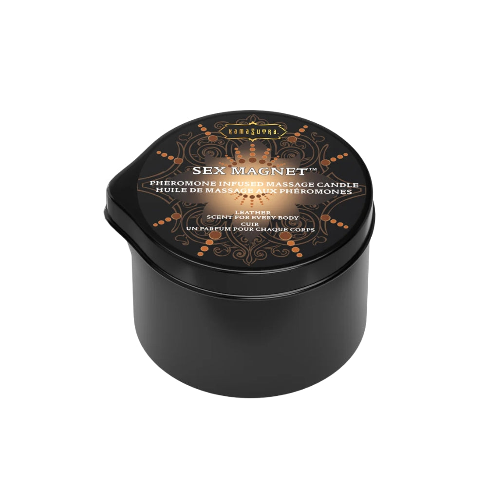 Sex Magnet Pheromone - Leather Massage Candle 59 g