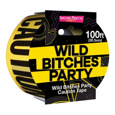 Caution Party Tape Wild Bitches 100in - OSAS