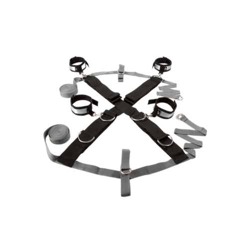 Fifty Shades of Grey Keep Still Over the Bed Cross Set Silver - OSAS