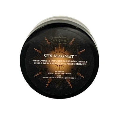 Sex Magnet Pheromone - Leather Massage candle 48 g - OSAS