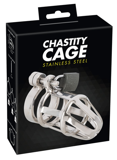 Chasity Cage - Stainless Steel - One Stop Adult Shop