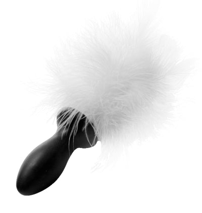 White Bunny Tail Anal Plug - One Stop Adult Shop