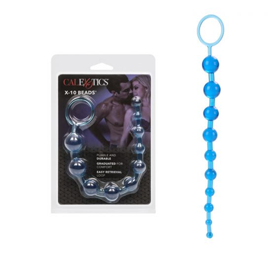 X-10 Beads Blue - One Stop Adult Shop