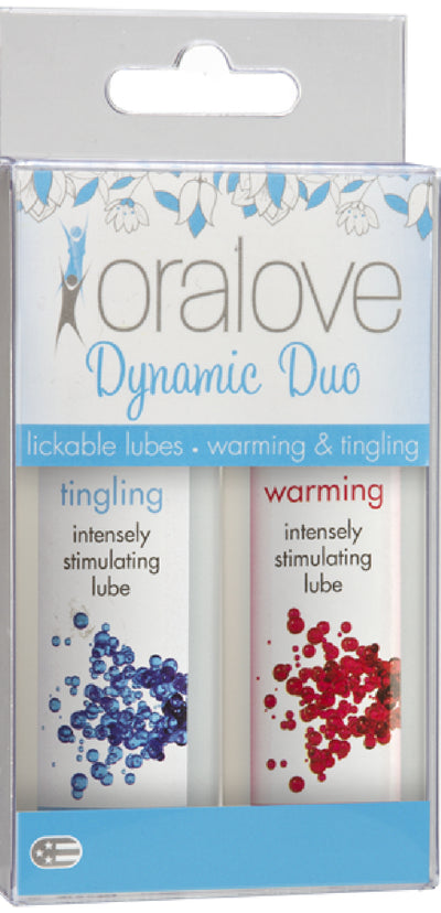 Oralove Dynamic Duo Lickable Lubes - Warming & Tingling - One Stop Adult Shop