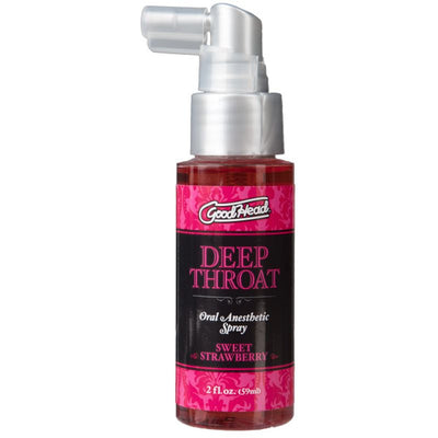 GoodHead Deep Throat Spray Strawberry 59ml - One Stop Adult Shop