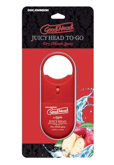 GoodHead Juicy Head Dry Mouth Spray To-Go Apple 9ml - One Stop Adult Shop