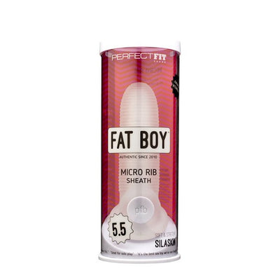 Fat Boy Micro Rib Sheath 5.5in - One Stop Adult Shop