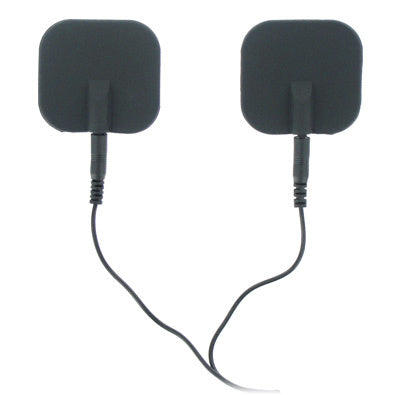 Zeus Deluxe Black Electro Pads 2-Pack - One Stop Adult Shop