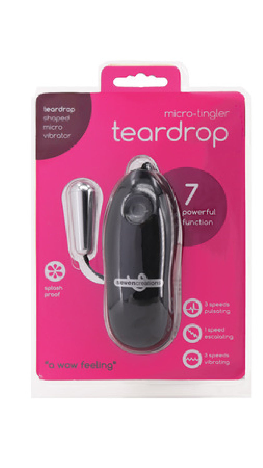 Micro Tingler - Teardrop (Silver) - onestopadultshopau