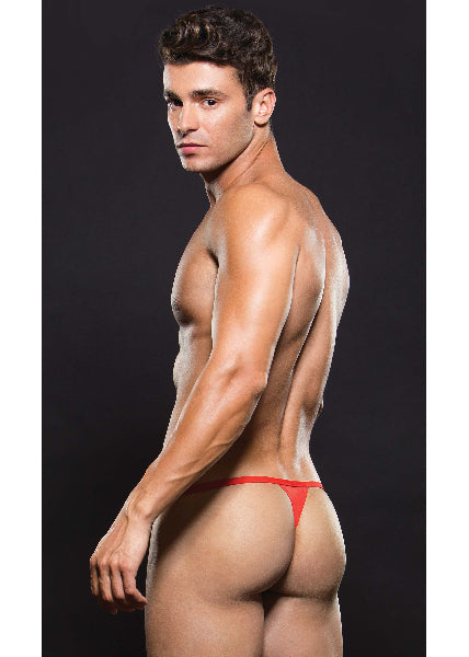 Microfiber Magnetic G String Red - One Stop Adult Shop
