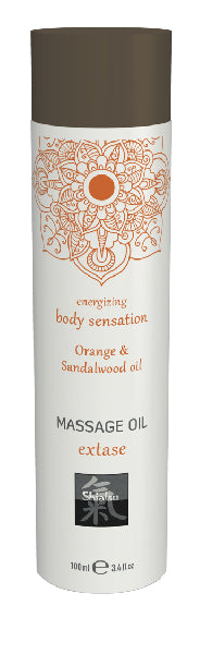 Shiatsu Massage Oil Extase Orange And Sandalwood Oil 100ml - One Stop Adult Shop