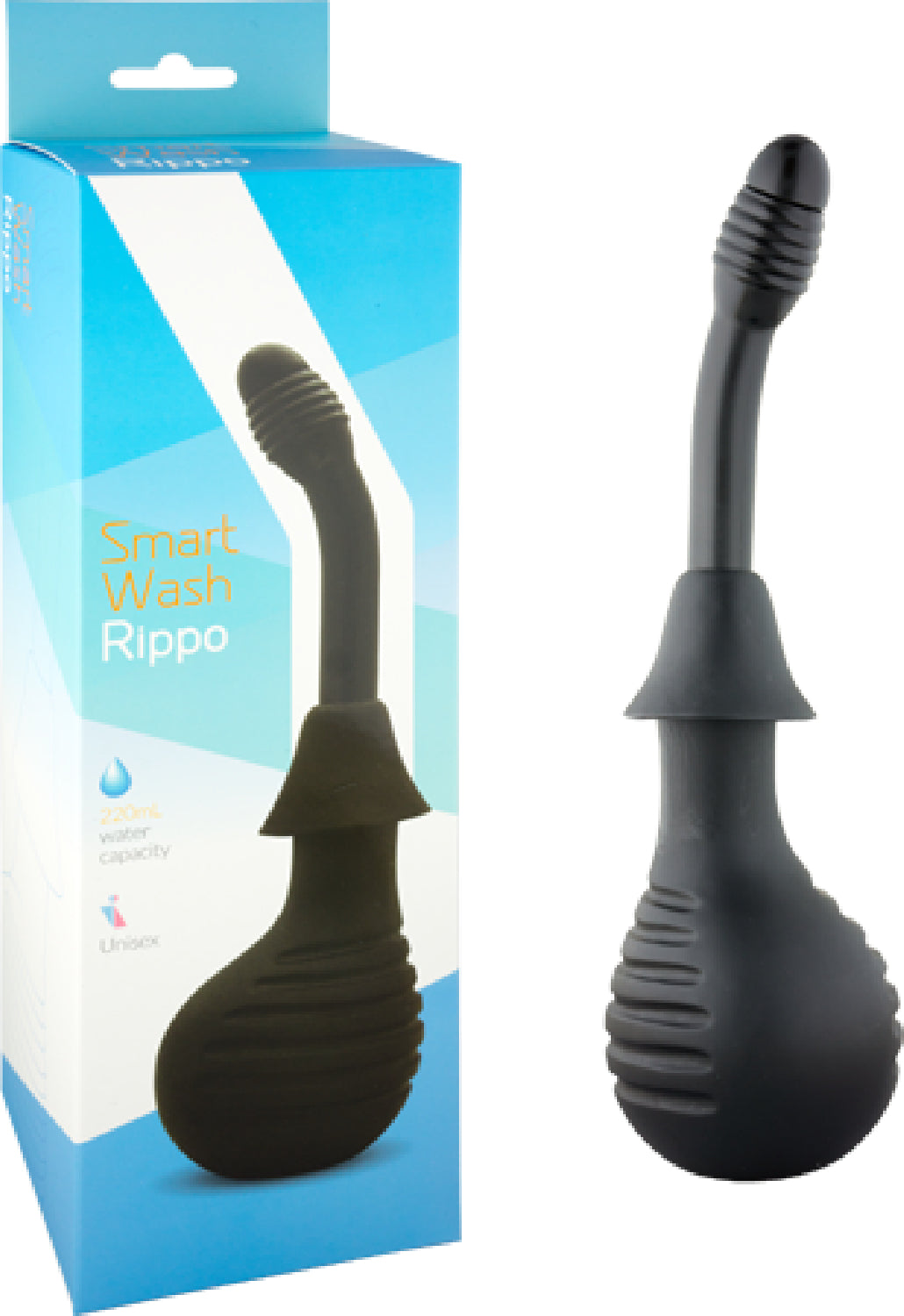 Smart Wash Rippo Douche Black - One Stop Adult Shop