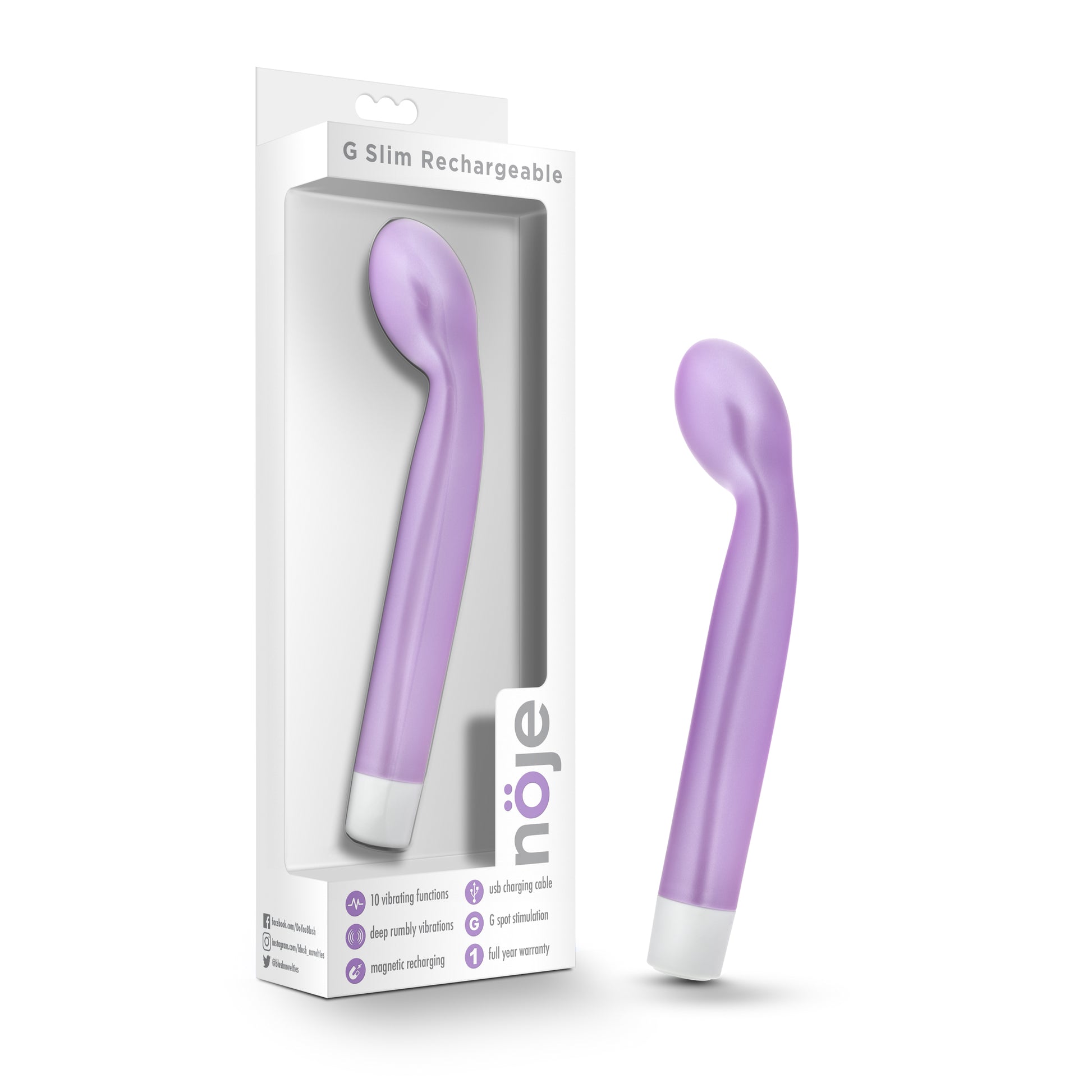 Noje G Slim Rechargeable Wisteria - One Stop Adult Shop