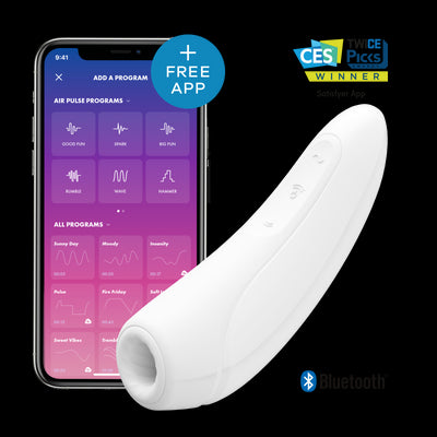 Satisfyer Curvy1+ White - One Stop Adult Shop