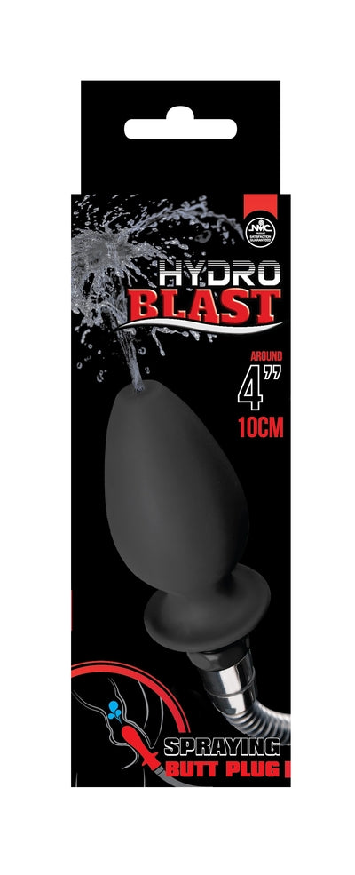 Hydro Blast 4" Silicone Douche Black - One Stop Adult Shop