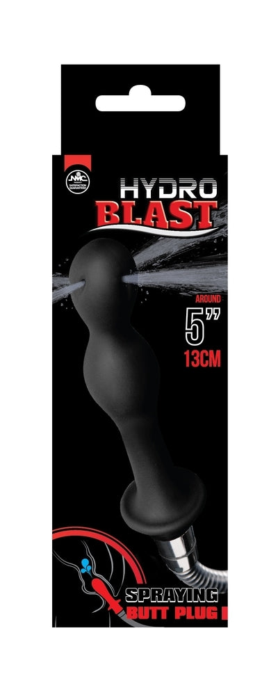 Hydro Blast 5" Silicone Douche Black - One Stop Adult Shop