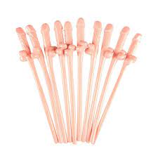 Bachelorette Party Favors - Dicky Sipping Straws - One Stop Adult Shop