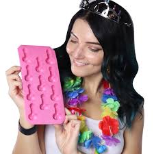 Bachelorette Party Favors - Silicone Penis Ice Tray - One Stop Adult Shop