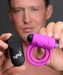 Bang! - Silicone Cock Ring & Bullet w/RC (Purple) - One Stop Adult Shop