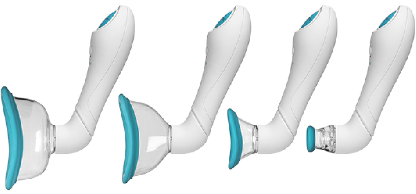 Intimate Body Pump - Automatic - Vibrating - Rechargeable (Sky Blue/White) - One Stop Adult Shop