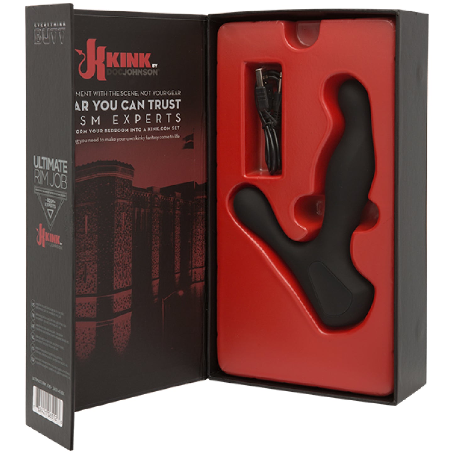 Ultimate Rim Job - Silicone Prostate Massager With Rotating Ridges - One Stop Adult Shop