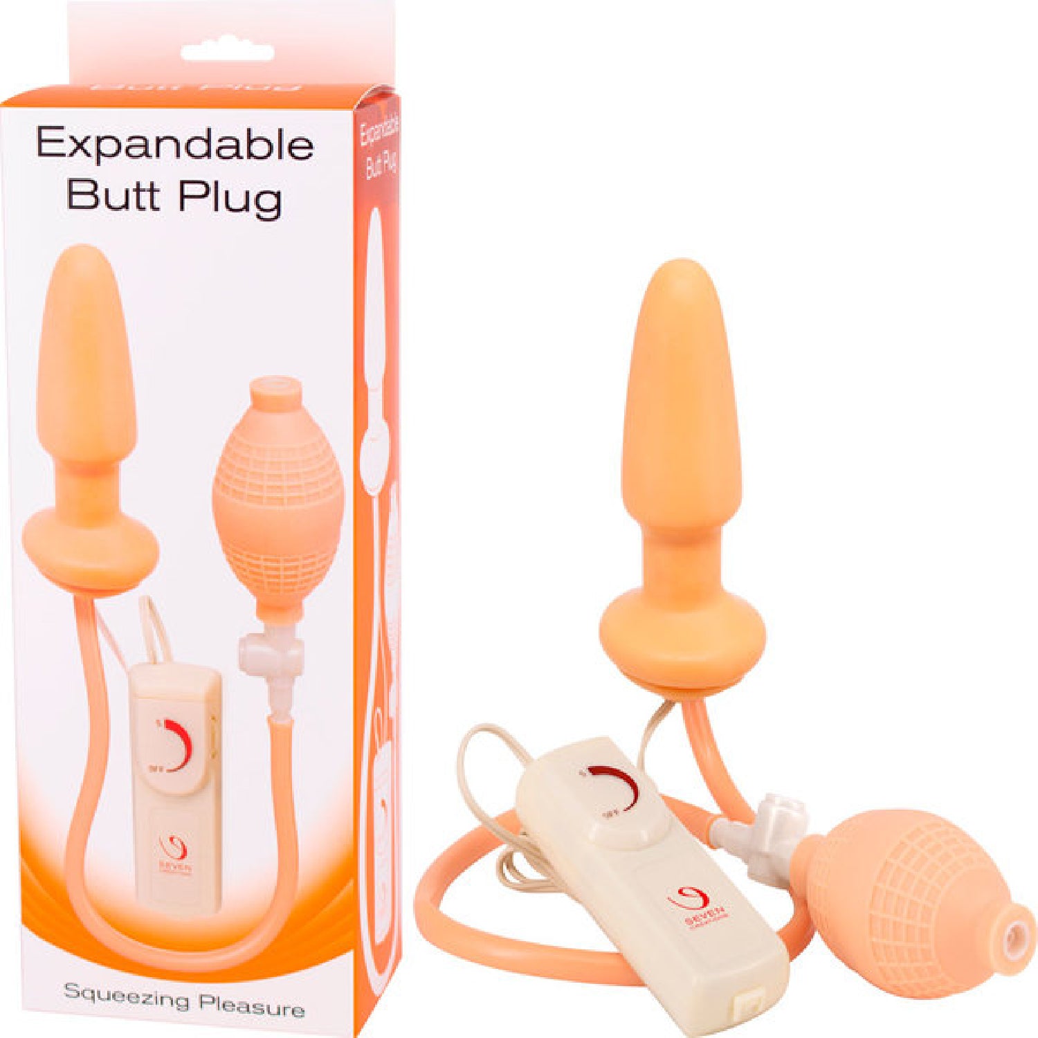 Expandable Butt Plug Flesh - One Stop Adult Shop