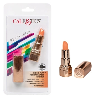 Hide & Play Rechargeable Lipstick Coral - One Stop Adult Shop