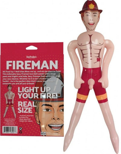 Fireman Inflatable Doll - One Stop Adult Shop