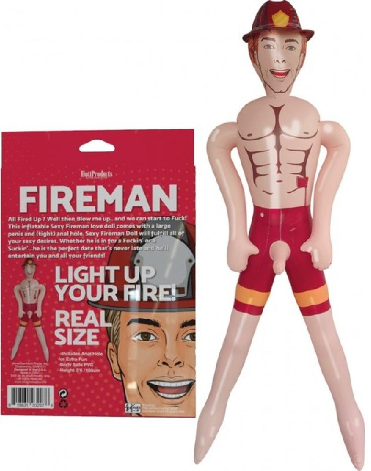 Fireman Inflatable Doll - One Stop Adult Shop