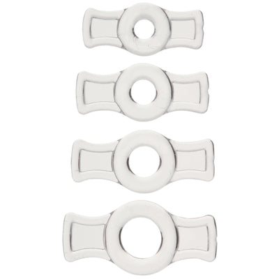 Cock Ring Set Clear - One Stop Adult Shop