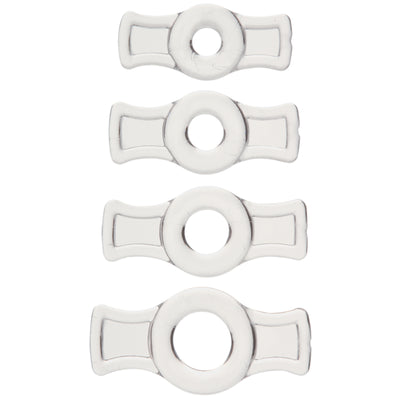 Cock Ring Set Clear - One Stop Adult Shop