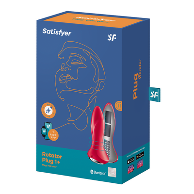 Satisfyer Rotator Plug 1+ red - One Stop Adult Shop