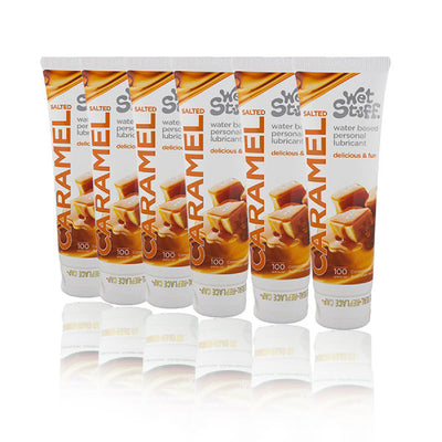 Wet Stuff Salted Caramel (6 X 100g Tube) - One Stop Adult Shop