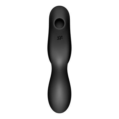 Satisfyer Curvy Trinity 2 Insertable Air Pulse Vibrator Black - One Stop Adult Shop
