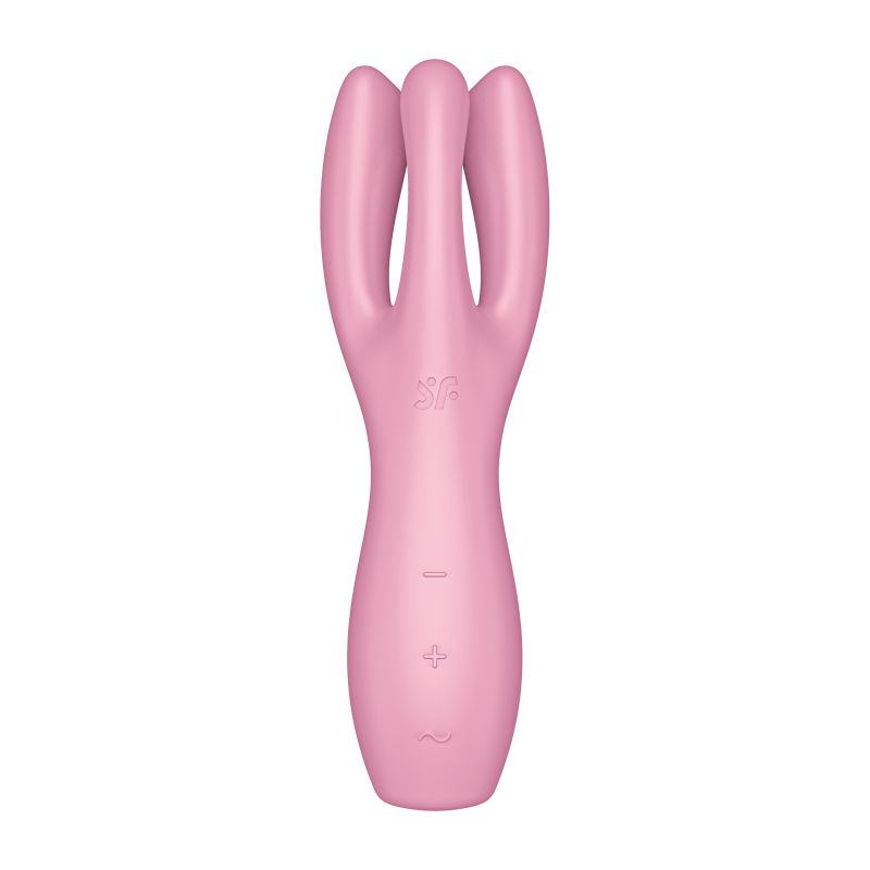 Satisfyer Threesome 3 Layon Vibrator Pink - One Stop Adult Shop