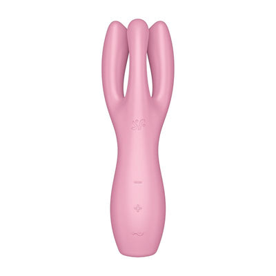 Satisfyer Threesome 3 Layon Vibrator Pink - One Stop Adult Shop