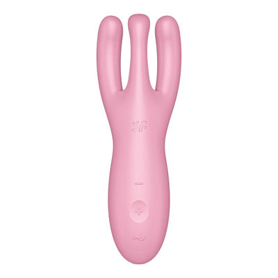 Satisfyer Threesome 4 Connect App Layon Vibrator Pink - One Stop Adult Shop