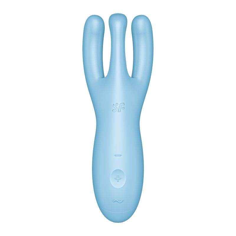 Satisfyer Threesome 4 Connect App Layon Vibrator Blue - One Stop Adult Shop
