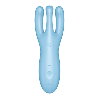 Satisfyer Threesome 4 Connect App Layon Vibrator Blue - One Stop Adult Shop