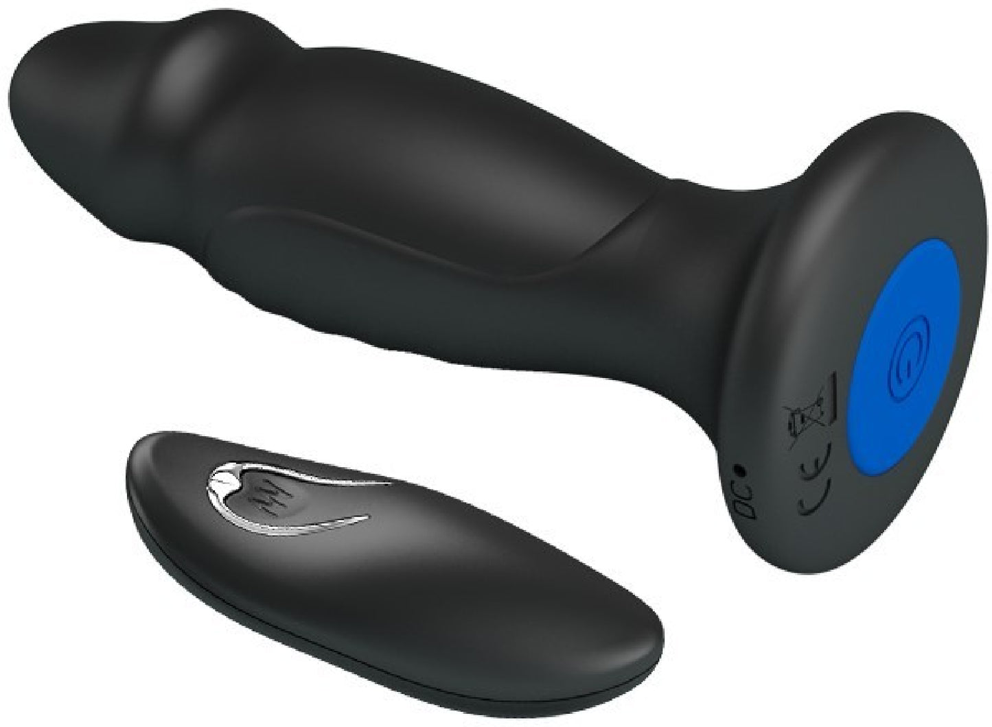 Powerful Vibrating Anal Plug (Black) - One Stop Adult Shop