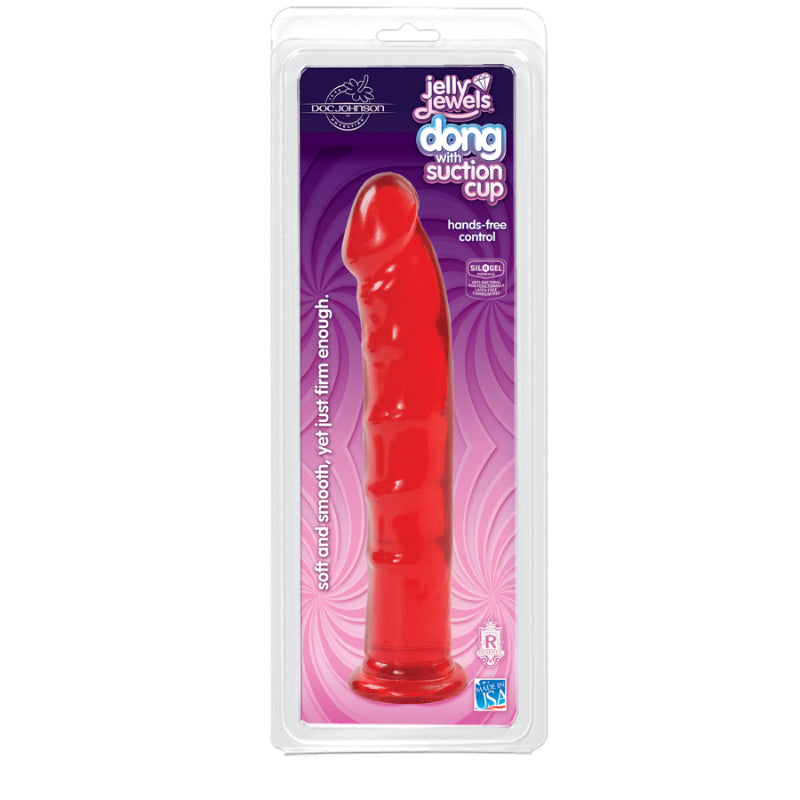 Dong With Suction Cup Ruby - One Stop Adult Shop