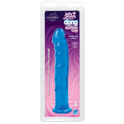 Dong With Suction Cup Sapphire - One Stop Adult Shop
