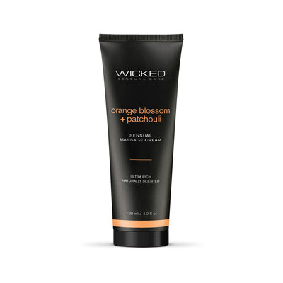 Wicked ORANGE BLOSSOM + PATCHOULI Sensual Massage Cream - One Stop Adult Shop