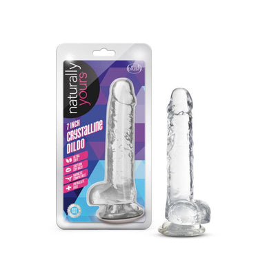 Naturally Yours 7" Crystaline Dildo Diamond - One Stop Adult Shop